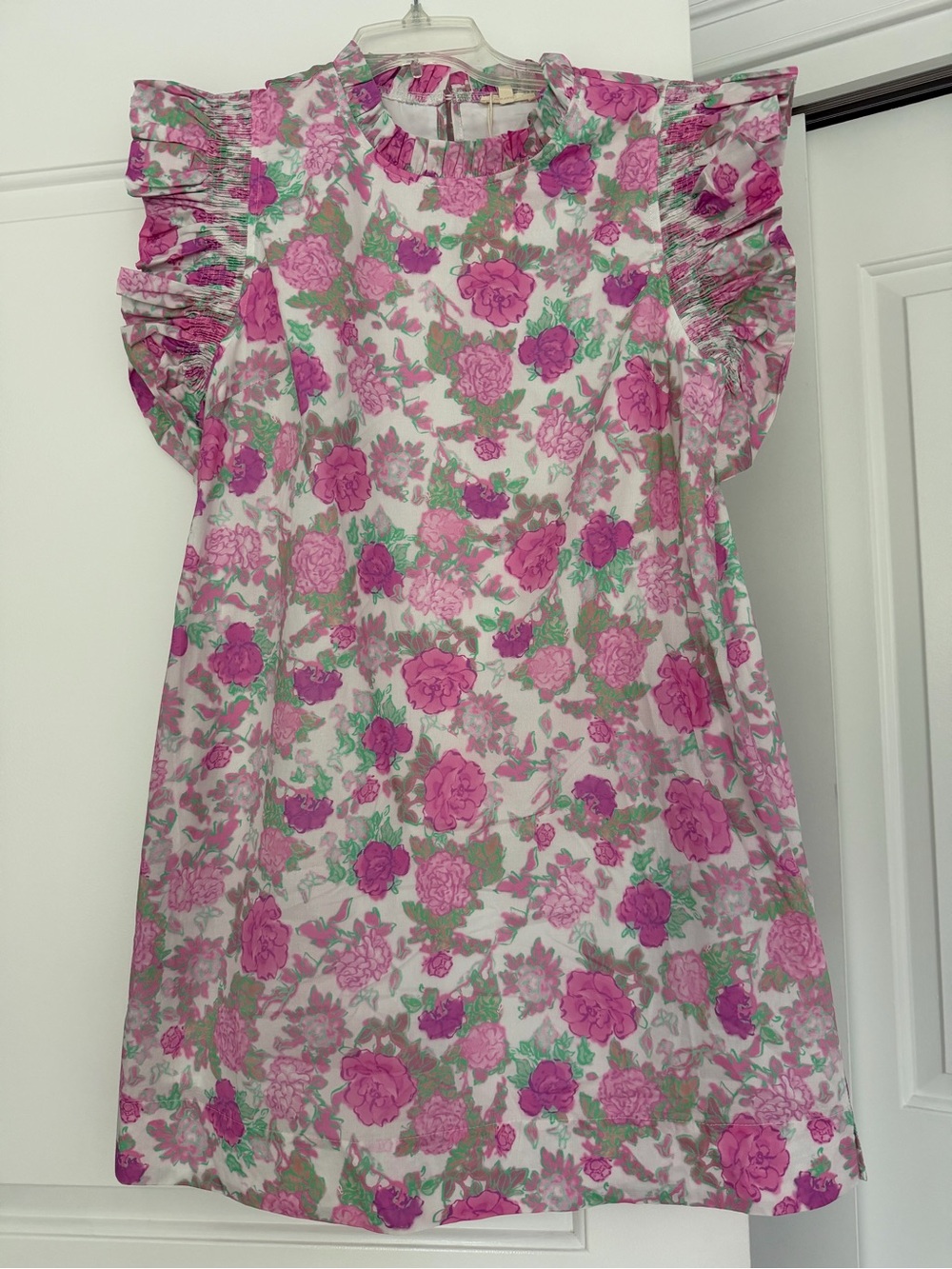 JODIFL Ruffle Short Sleeve Floral Dress - NWT - Medium
